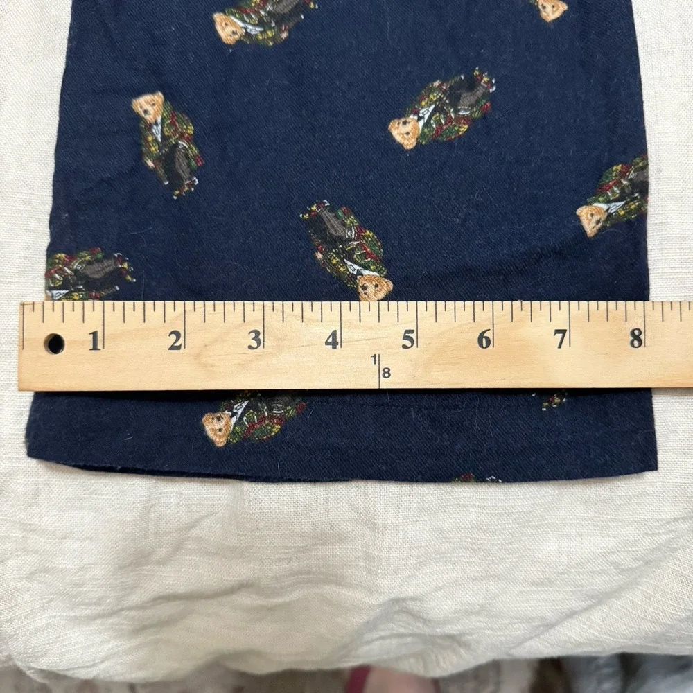 Polo RALPH LAUREN‎ Mens Large Pj Pants Bow Tie Holiday Tuxedo Bear Lounge Cozy